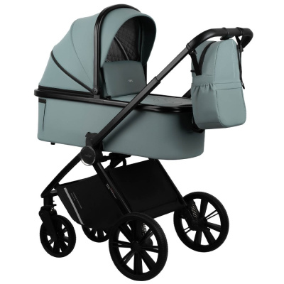 Коляска 3 в 1 Indigo Sting зелёный 01